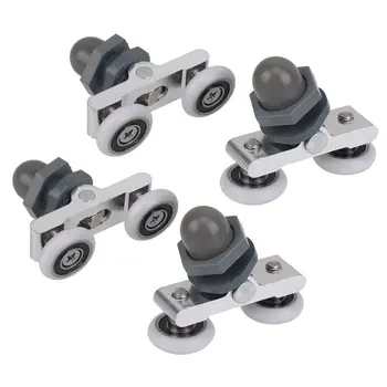 4pcs 19mm23mm/25mm/27mm Double Wheel Sliding Roller Pulley for DIY Shower Door Window
4pcs 19mm23mm/25mm/27mm Double Wheel Sliding Roller Pulley for DIY Shower Door Window