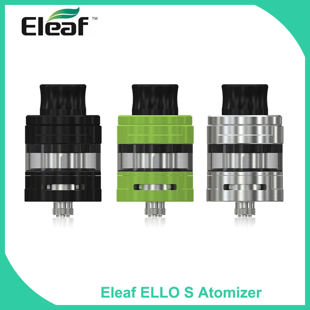 

100% Original Eleaf ELLO S atomizer with 2ml E-liquid 510 thread use HW3 and HW4 coils fit for iStick Tria vape kit