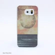 2801G Restless Moonchild Print Hard Transparent Case Cover for Galaxy S3 S4 S5 & Mini S6 S7 & edge