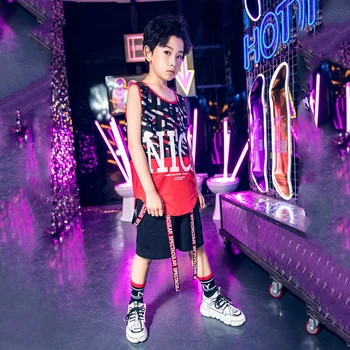 Children Costume Kids Street Dance Clothing Jazz Hip Hop Modern Dance Costume Stage Show Dancing Outfit For Boys DQS2037
Children Costume Kids Street Dance Clothing Jazz Hip Hop Modern Dance Costume Stage Show Dancing Outfit For Boys DQS2037