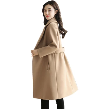 Women's mid length Korean version 2020 new style autumn and winter, thin and fashionable Hepburn woolen coat
Women's mid length Korean version 2020 new style autumn and winter, thin and fashionable Hepburn woolen coat