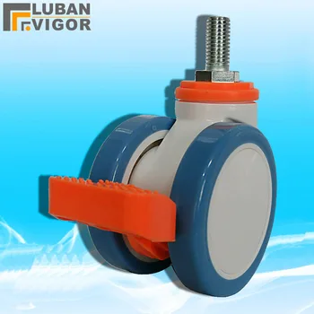 The New M12x25 Screw 3-inch double-chip wheel Casters, Double bearing Cart pulley,For Nursing bed,Medical equipment
The New M12x25 Screw 3-inch double-chip wheel Casters, Double bearing Cart pulley,For Nursing bed,Medical equipment