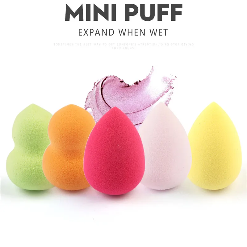 5Pcs/Pack Soft Sponge Gourd Drop Shape Makeup Foundation Smooth Sponge Wet Puff Cosmetic Powder Puff Beauty Egg
5Pcs/Pack Soft Sponge Gourd Drop Shape Makeup Foundation Smooth Sponge Wet Puff Cosmetic Powder Puff Beauty Egg