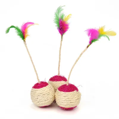 1pc Pet Cat Kitten Toy Rolling Sisal Scratching Cat Toy Funny feather Kitten Play Dolls Pet Toys Pets Acessorios
1pc Pet Cat Kitten Toy Rolling Sisal Scratching Cat Toy Funny feather Kitten Play Dolls Pet Toys Pets Acessorios