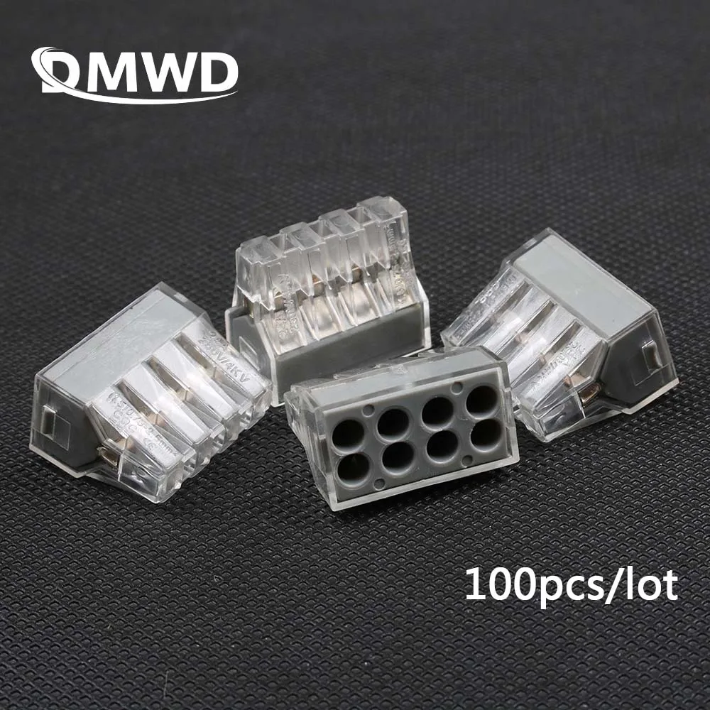 100PCS PCT-108 wiring connector For Junction box 8 pin conductor terminal block 773-108
100PCS PCT-108 wiring connector For Junction box 8 pin conductor terminal block 773-108
