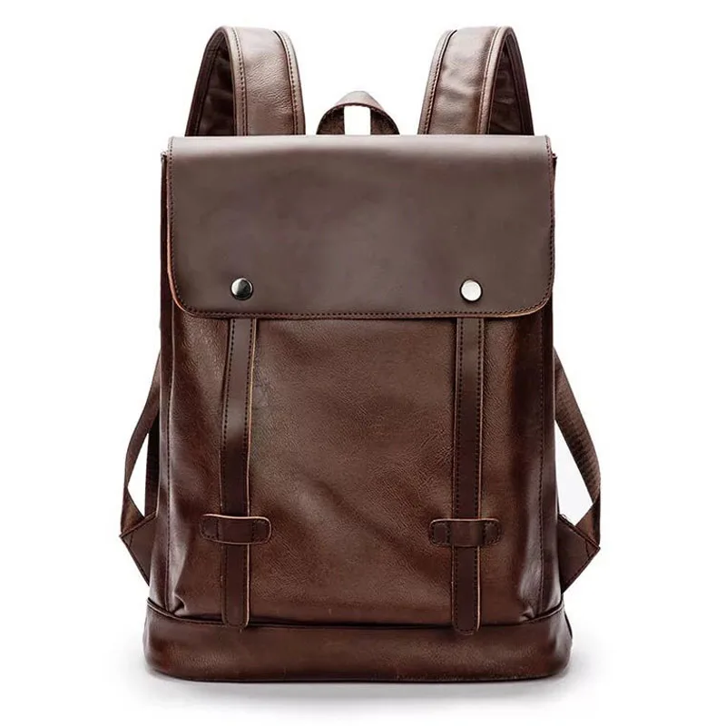 VORMOR Famous Brand Fashion Preppy Style Men School Backpack For Teenage Solid Black Leather Backpack Travel Backpack Bag
VORMOR Famous Brand Fashion Preppy Style Men School Backpack For Teenage Solid Black Leather Backpack Travel Backpack Bag