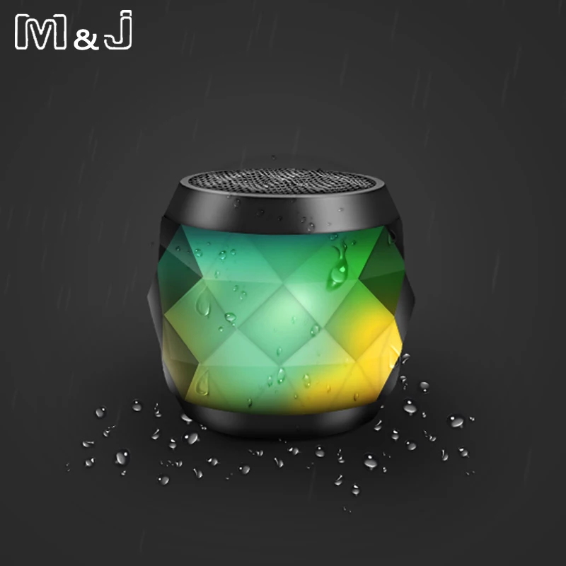M&J Portable Mini Bluetooth Speakers Wireless Hands Free Waterproof LED Speaker Sound Music For iPhone X Samsung Mobile Phone
M&J Portable Mini Bluetooth Speakers Wireless Hands Free Waterproof LED Speaker Sound Music For iPhone X Samsung Mobile Phone