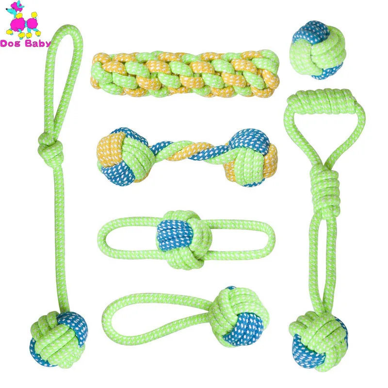 4/7Pack Chew Cotton Green Rope Toy for Dogs Outdoor Teeth Clean Dog Ball Rope Toys for Medium Small Pet Dogs Interactive Toys SP
4/7Pack Chew Cotton Green Rope Toy for Dogs Outdoor Teeth Clean Dog Ball Rope Toys for Medium Small Pet Dogs Interactive Toys SP
