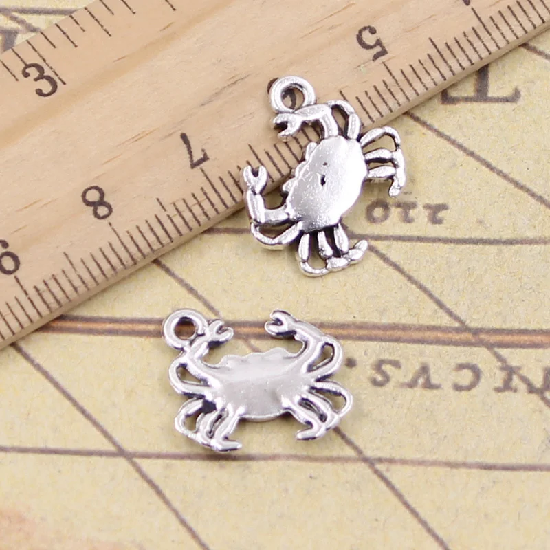 15pcs/lot Charms crab 15x16mm Tibetan Silver Pendants Antique Jewelry Making DIY Handmade Craft for Bracelet Necklace
15pcs/lot Charms crab 15x16mm Tibetan Silver Pendants Antique Jewelry Making DIY Handmade Craft for Bracelet Necklace