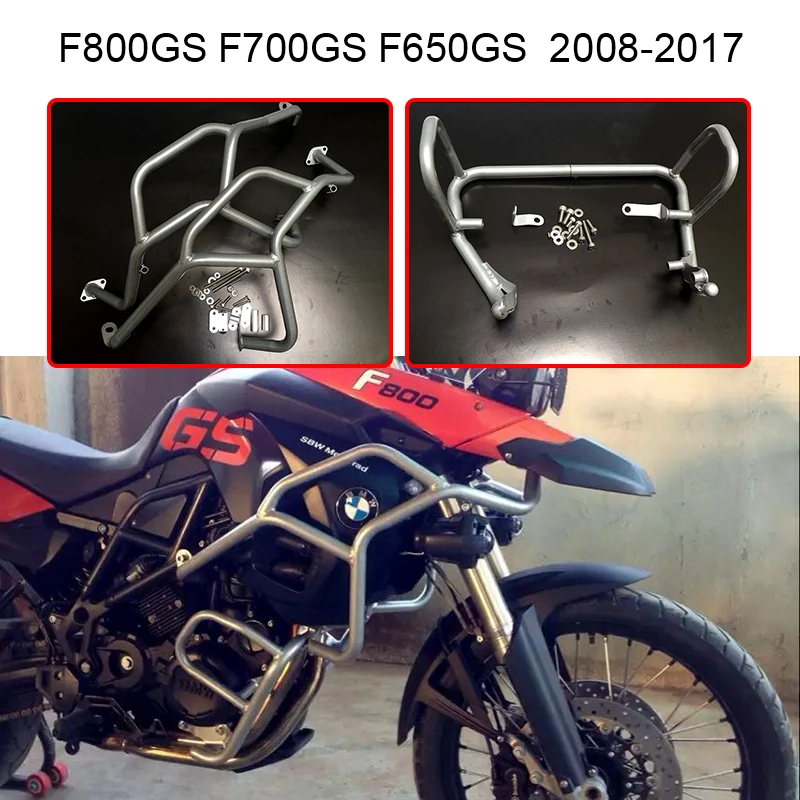 F650/F700/F800 GS RaRadiator/Engine Guards Highway Crash Bars Upper+Lower Frame Protector for BMW F800GS F700GS F650GS 2008-2013
F650/F700/F800 GS RaRadiator/Engine Guards Highway Crash Bars Upper+Lower Frame Protector for BMW F800GS F700GS F650GS 2008-2013