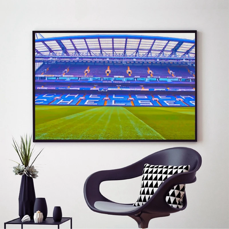 Stamford Bridge Chelsea Stadium Art Canvas Painting Home Decor