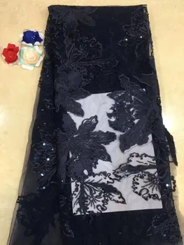 Black African mesh lace fabric 2019 High quality Nigerian lace fabric french Sequins Tulle for Dress lace fabrics 5 yards A1267
Black African mesh lace fabric 2019 High quality Nigerian lace fabric french Sequins Tulle for Dress lace fabrics 5 yards A1267
