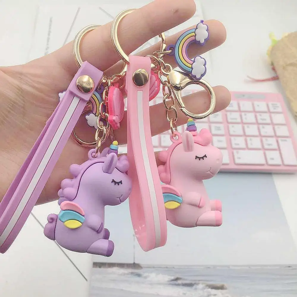 Rainbow PVC Animal Unicorn Keychain for Men Women Bag Ornament Phone Key Chain Porte Clef Girl keyring Bag Decoration
Rainbow PVC Animal Unicorn Keychain for Men Women Bag Ornament Phone Key Chain Porte Clef Girl keyring Bag Decoration