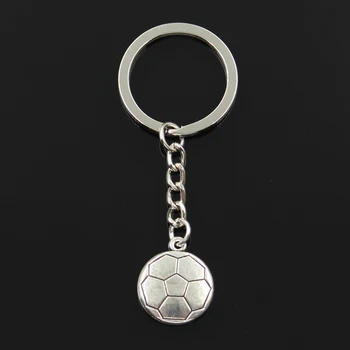 Fashion 30mm Key Ring Metal Key Chain Keychain Jewelry Antique Silver Color Plated Double Sided Football 18x21mm Pendant
Fashion 30mm Key Ring Metal Key Chain Keychain Jewelry Antique Silver Color Plated Double Sided Football 18x21mm Pendant