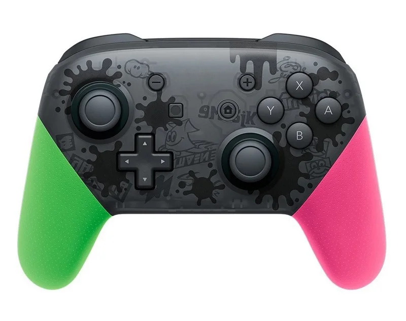 For Nintend Switch Pro Controller Bluetooth Wireless Gamepads Game Joystick Host Console Joypad - Splatoon 2/Xenoblade Themed