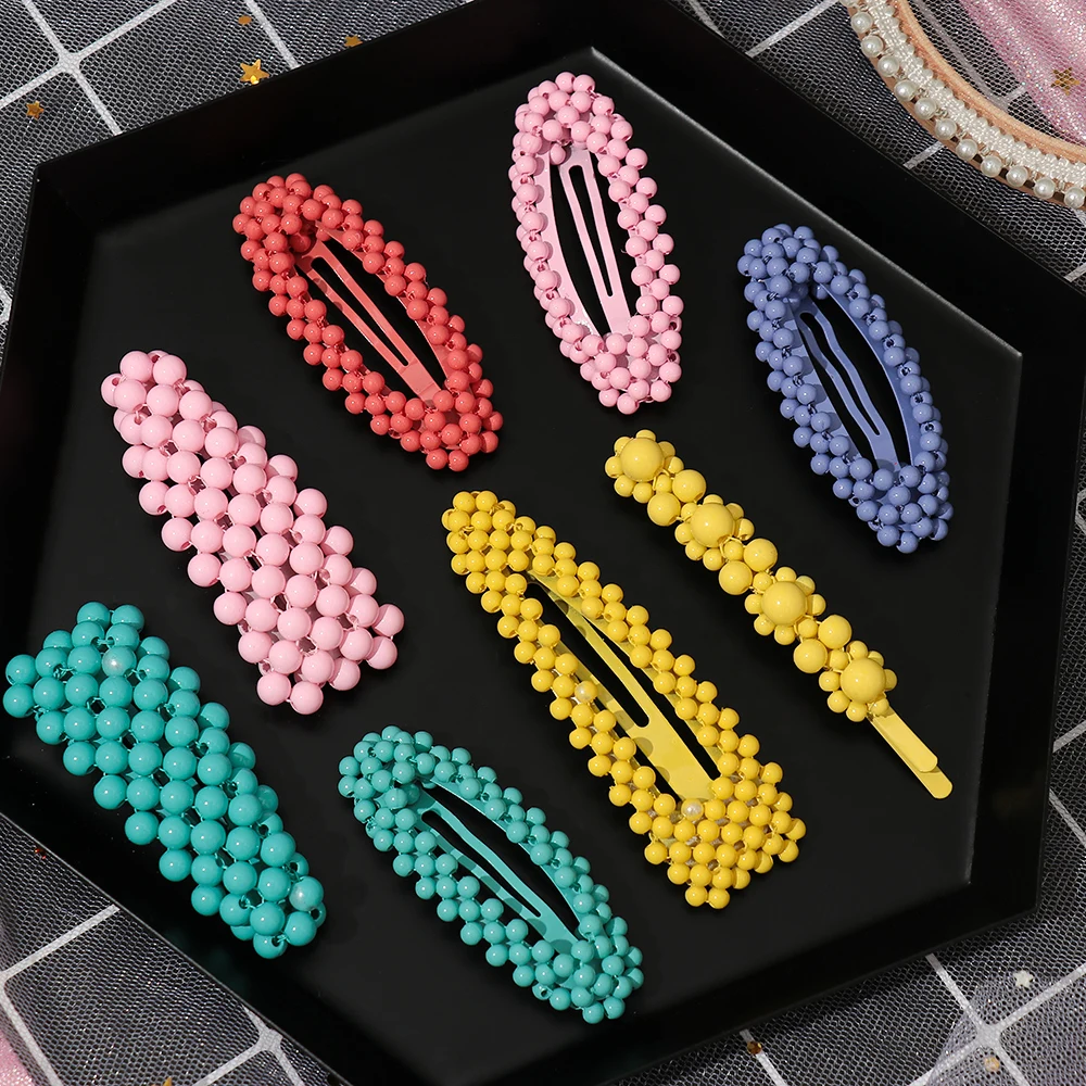 1Set Colorful Bead Barrettes For Women Girl Irregular Geometric Hair Clip Sweet Flower Hair Grip Hairpin Hair Accessories
1Set Colorful Bead Barrettes For Women Girl Irregular Geometric Hair Clip Sweet Flower Hair Grip Hairpin Hair Accessories