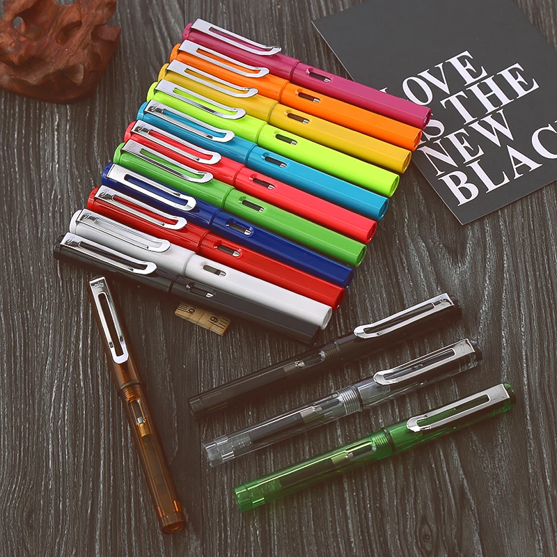 Stationry Promotion Jinhao 599A Kawaii Candy Colors Plastic Fountain Pen 0.5mm Ink Pens School & Office Supplies Free Shipping
Stationry Promotion Jinhao 599A Kawaii Candy Colors Plastic Fountain Pen 0.5mm Ink Pens School & Office Supplies Free Shipping