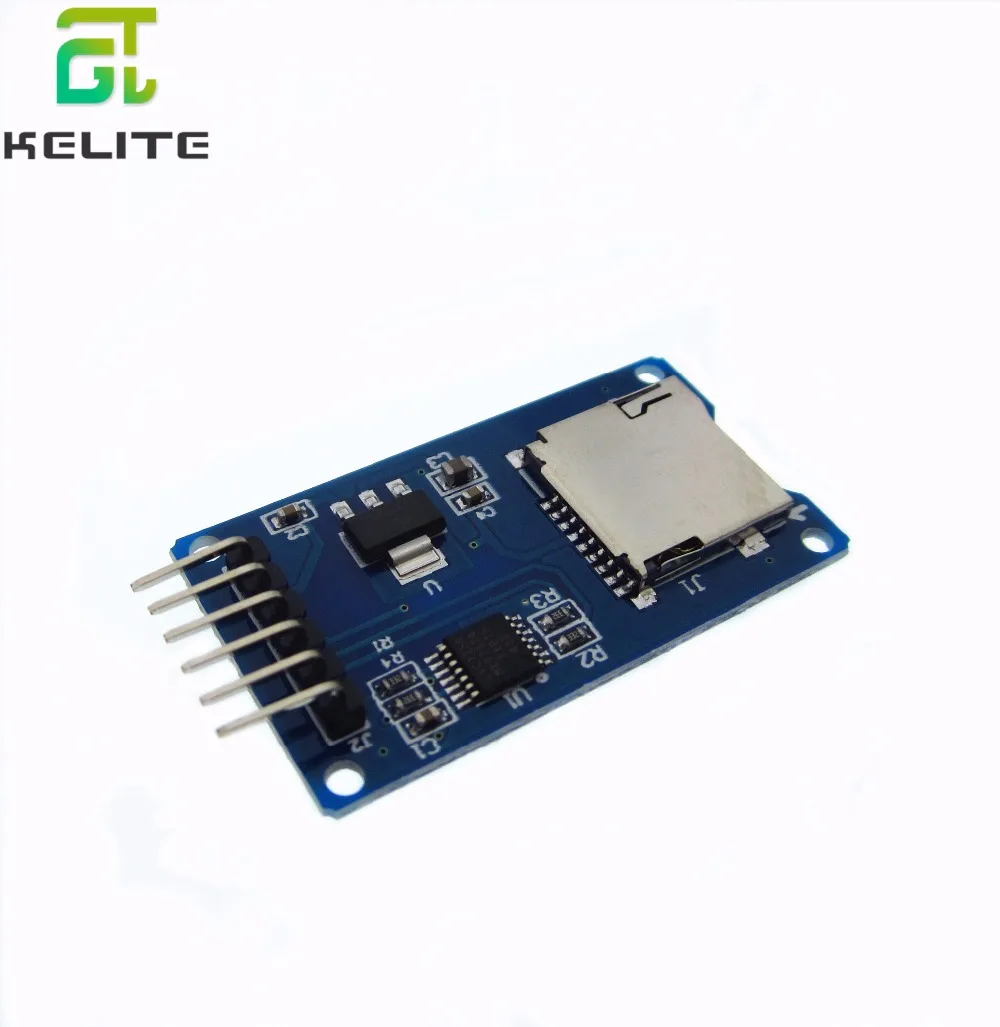 Micro SD card mini TF card reader module SPI interfaces with level converter chip
Micro SD card mini TF card reader module SPI interfaces with level converter chip