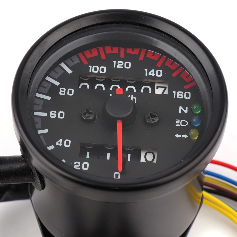 KEMi Universal Motorcycle Dual Speedometer Odometer 12V LED Indicator Speed Meter 160Km/h Digital Gauge Speedometer Tachometer
KEMi Universal Motorcycle Dual Speedometer Odometer 12V LED Indicator Speed Meter 160Km/h Digital Gauge Speedometer Tachometer
