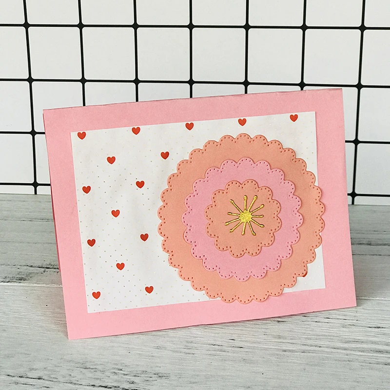 Circle Stitched Frame Dies SCALLOP Metal Cutting Dies for DIY Scrapbooking stamping Die Cuts Paper Cards
Circle Stitched Frame Dies SCALLOP Metal Cutting Dies for DIY Scrapbooking stamping Die Cuts Paper Cards