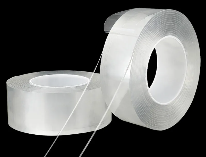 Transparent Multifunctional Double-sided Adhesive Tape Traceless Washable Removable Masking Tapes Glue Household Wall Hangings
Transparent Multifunctional Double-sided Adhesive Tape Traceless Washable Removable Masking Tapes Glue Household Wall Hangings