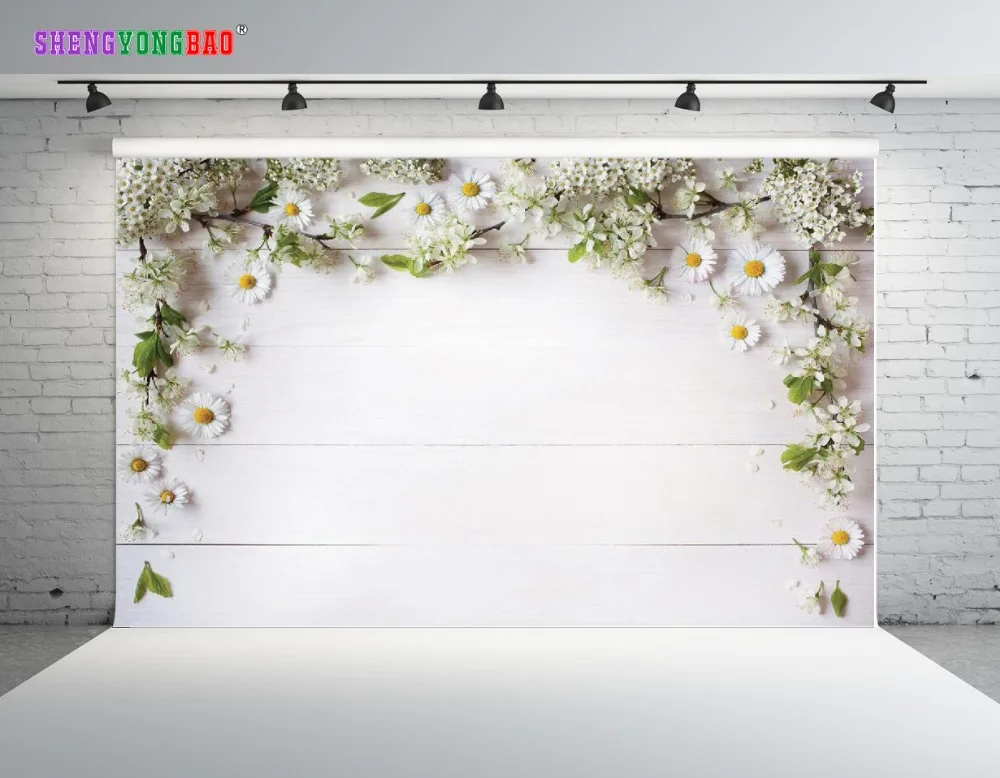 SHENGYONGBAO Vinyl Custom Photography Backdrops Photo Studio Props Wood Planks and flower theme Photography Background SZ-38
SHENGYONGBAO Vinyl Custom Photography Backdrops Photo Studio Props Wood Planks and flower theme Photography Background SZ-38