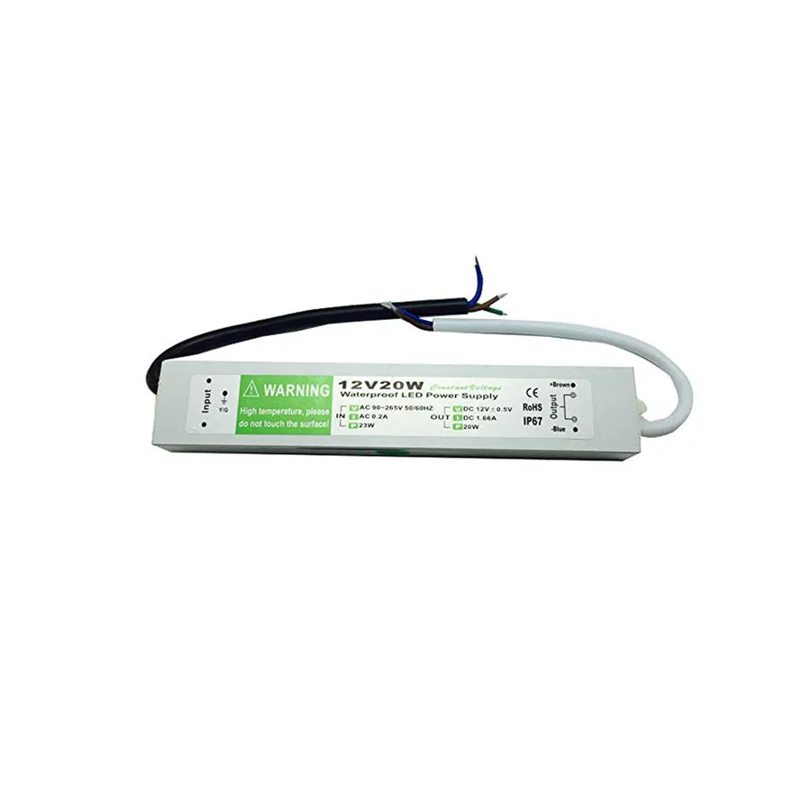 Waterproof 60W LED Transformer IP67 LED Power Supply Driver Adapter to DC12v Output 90V-250V/5A for LED Light
Waterproof 60W LED Transformer IP67 LED Power Supply Driver Adapter to DC12v Output 90V-250V/5A for LED Light