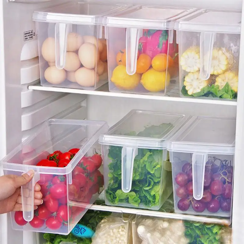 Kitchen Transparent PP Storage Boxes Grains Beans Storage Contain Sealed Home Organizer Food Container Refrigerator Storage Box
Kitchen Transparent PP Storage Boxes Grains Beans Storage Contain Sealed Home Organizer Food Container Refrigerator Storage Box