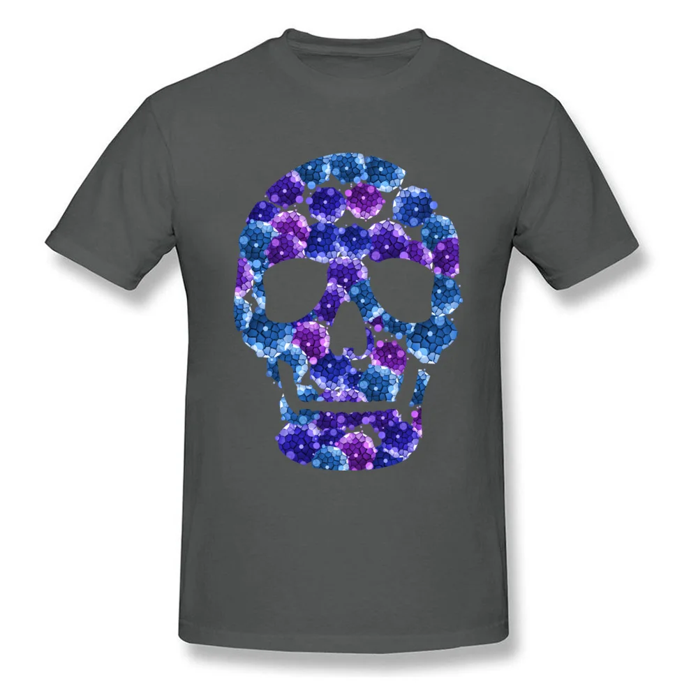 Bacteria Skull Men Classic Design Tops & Tees O Neck VALENTINE DAY Cotton Fabric Tshirts Summer Short Sleeve Tops & Tees Bacteria Skull carbon