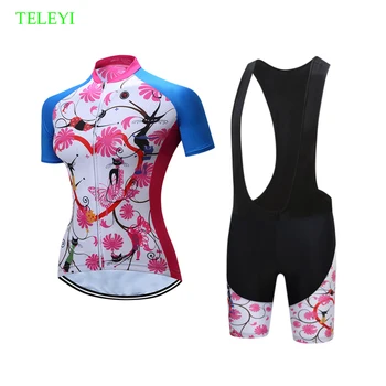 TELEYI Women's Cycling Shirts Bib Shorts Sets MTB Maillot Bike Clothing Kits Female Bicycle Jersey Suits Summer Riding Clothes
TELEYI Women's Cycling Shirts Bib Shorts Sets MTB Maillot Bike Clothing Kits Female Bicycle Jersey Suits Summer Riding Clothes