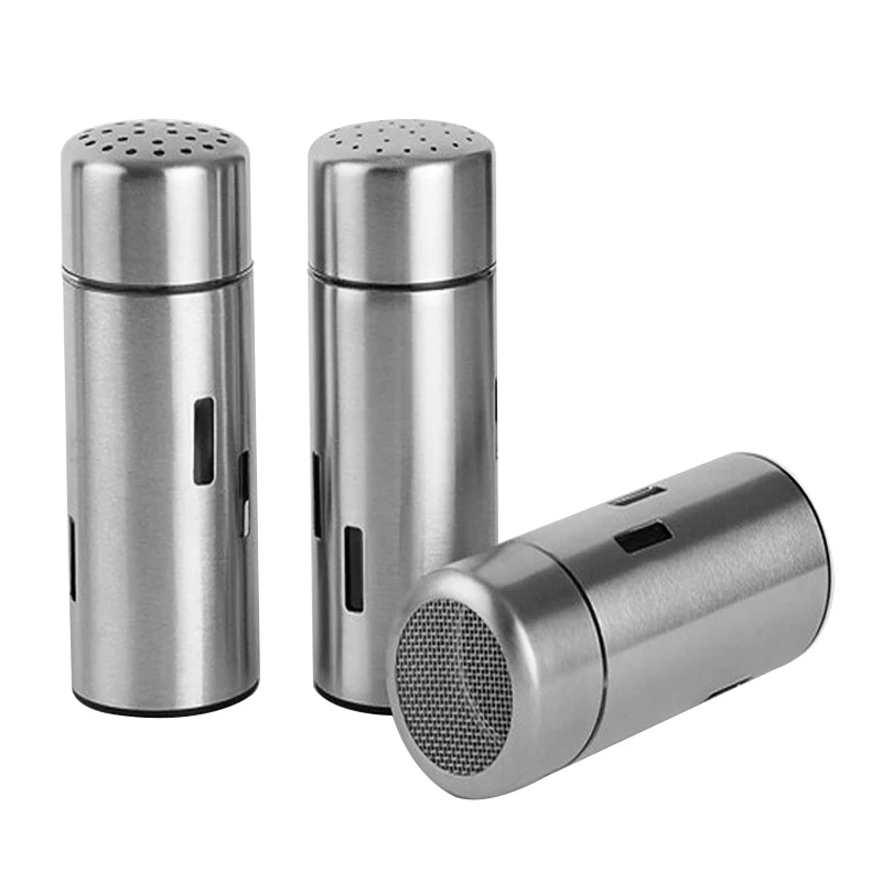 Stainless Steel Spice Storage Bottle Pepper Shaker Herbs Jar Salt Sugar Container Table Organizer Kitchen Accessories Supplies
Stainless Steel Spice Storage Bottle Pepper Shaker Herbs Jar Salt Sugar Container Table Organizer Kitchen Accessories Supplies