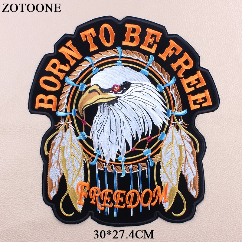 ZOTOONE Embroidered Punk Rock Patches Military Clothing Stickers Badges Iron On Large Eagle Letter Patches For Clothes Jeans
ZOTOONE Embroidered Punk Rock Patches Military Clothing Stickers Badges Iron On Large Eagle Letter Patches For Clothes Jeans