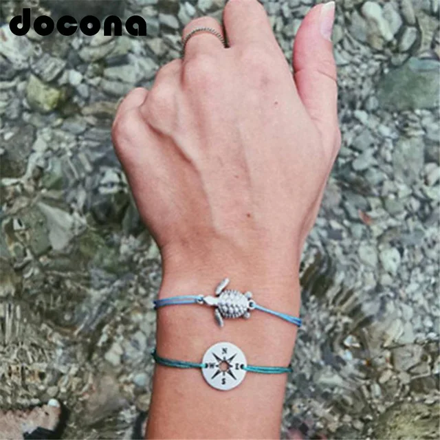 Docona Bohemia Compass Turtle Bracelet Sets Geometric Layered Rope Bracelet Set for Women Adjustable Bangle Sets Jewelry 6706
Docona Bohemia Compass Turtle Bracelet Sets Geometric Layered Rope Bracelet Set for Women Adjustable Bangle Sets Jewelry 6706