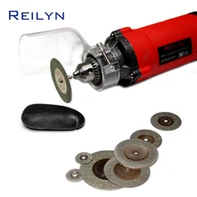 Reilyn 7 pcs Diamond Saw Blade Shank 3mm 16/20/25/30/35/40/50mm Saw Bits Mini Cutting Blades for stones jade diamond
Reilyn 7 pcs Diamond Saw Blade Shank 3mm 16/20/25/30/35/40/50mm Saw Bits Mini Cutting Blades for stones jade diamond