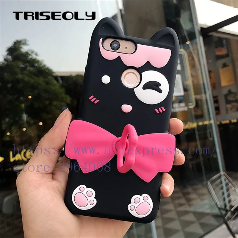 TRISEOLY Coque For Huawei Nova Case CAN-L01 CAN-L11 CAN-L12 3D Cat Silicone Back Protect Cover For Huawei Nova 5.0" Phone Case
TRISEOLY Coque For Huawei Nova Case CAN-L01 CAN-L11 CAN-L12 3D Cat Silicone Back Protect Cover For Huawei Nova 5.0" Phone Case