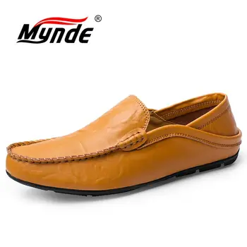 Mynde Plus Size 38-46 Leather Mens Shoes Spring Summer Breath Men Luxury Driving Shoes Slip On Flat shoes Casual Men Loafers
Mynde Plus Size 38-46 Leather Mens Shoes Spring Summer Breath Men Luxury Driving Shoes Slip On Flat shoes Casual Men Loafers