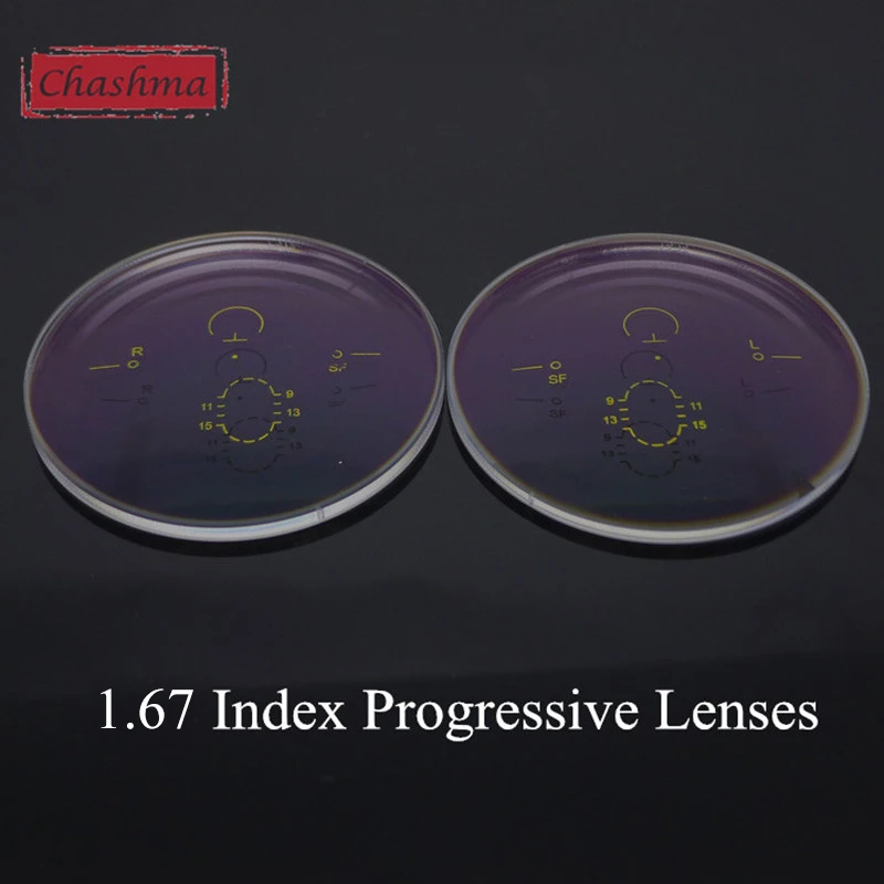 Chashma Anti UV Anti Radiation Aspheric 1.67 Thin Index Free Form Wide Field Verifocal Lenses Interior Progressive Lenses
Chashma Anti UV Anti Radiation Aspheric 1.67 Thin Index Free Form Wide Field Verifocal Lenses Interior Progressive Lenses