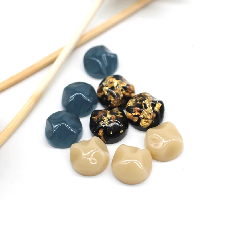 10pcs 11mm Trendy Gold Foil Stud Earring Cabochon Beads Resin Findings DIY Earrings Bracelet Tray Patch Bead Jewelry Charms P6
10pcs 11mm Trendy Gold Foil Stud Earring Cabochon Beads Resin Findings DIY Earrings Bracelet Tray Patch Bead Jewelry Charms P6