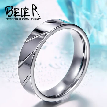BEIER Fashion smooth Slash Tungsten Wedding Ring Hot Sales 8MM Shiny Jewelry for Lovely person GIFT BR-W013
BEIER Fashion smooth Slash Tungsten Wedding Ring Hot Sales 8MM Shiny Jewelry for Lovely person GIFT BR-W013