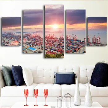 No Frame Modern Seascape Building Canvas Painting Wall Art Landscape Seting Sun Decoration Wall Sticker Home Decoration 5Pcs
No Frame Modern Seascape Building Canvas Painting Wall Art Landscape Seting Sun Decoration Wall Sticker Home Decoration 5Pcs