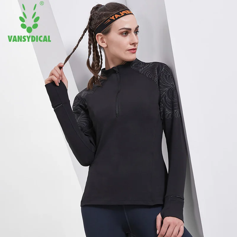 Vansydical Women's Running Pullovers Embroidered Yoga Shirts Half Zipper Training Jogger Clothes Breathable Fitness Sportswear
Vansydical Women's Running Pullovers Embroidered Yoga Shirts Half Zipper Training Jogger Clothes Breathable Fitness Sportswear
