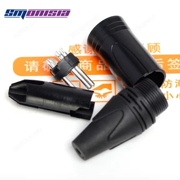10pcs-1000pcs XLR Male Plug 3Pins Nickel Silver Plated Inside Thread Black Shell Microphone Console Connector
10pcs-1000pcs XLR Male Plug 3Pins Nickel Silver Plated Inside Thread Black Shell Microphone Console Connector