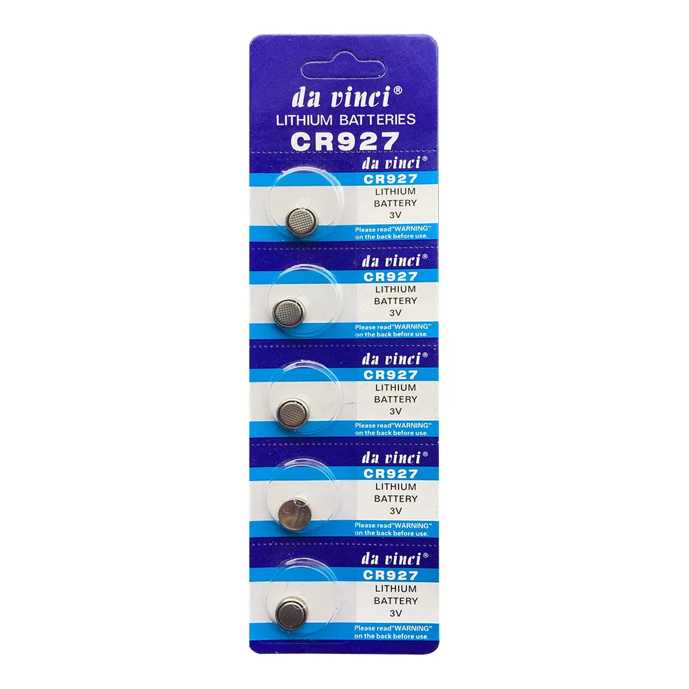 CR927 5pcs/pack Button Batteries BR927 ECR927 5011LC Cell Coin Lithium Battery 3V CR 927 DL927 For Watch Electronic Toy Remote
CR927 5pcs/pack Button Batteries BR927 ECR927 5011LC Cell Coin Lithium Battery 3V CR 927 DL927 For Watch Electronic Toy Remote