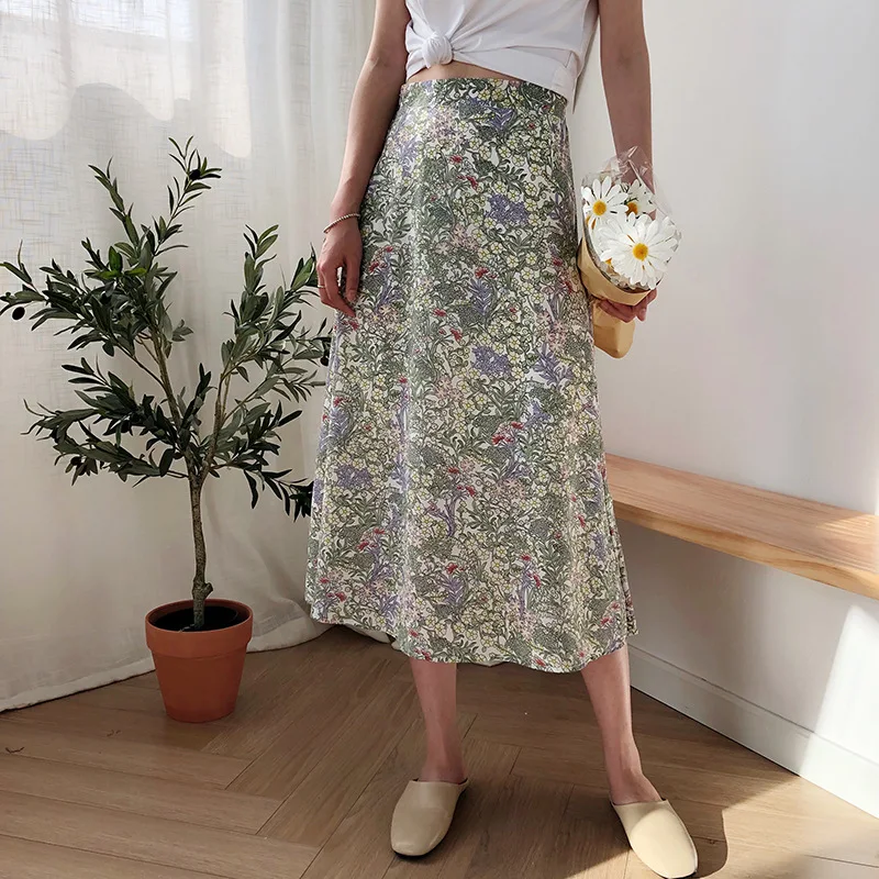 2019 Fashion Summer Floral Chiffon Wrap Skirts Women High Waist Chic Midi Skirt High Waist Slim Flower Skirts Over Knee
2019 Fashion Summer Floral Chiffon Wrap Skirts Women High Waist Chic Midi Skirt High Waist Slim Flower Skirts Over Knee