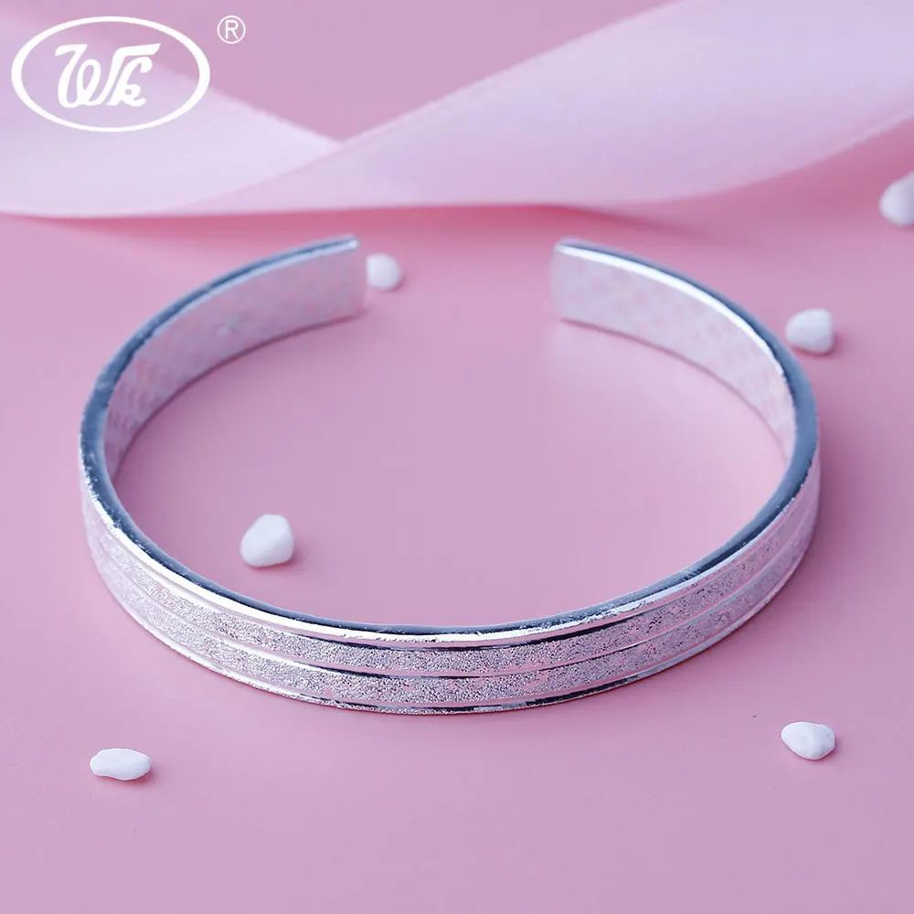 WK NEW Fashion Real Pure 999 Sterling Silver Bracelet Bangle Charm Bracelets Bangles Jewelry For Girls Boy Wholesale 4W BL75047Y
WK NEW Fashion Real Pure 999 Sterling Silver Bracelet Bangle Charm Bracelets Bangles Jewelry For Girls Boy Wholesale 4W BL75047Y