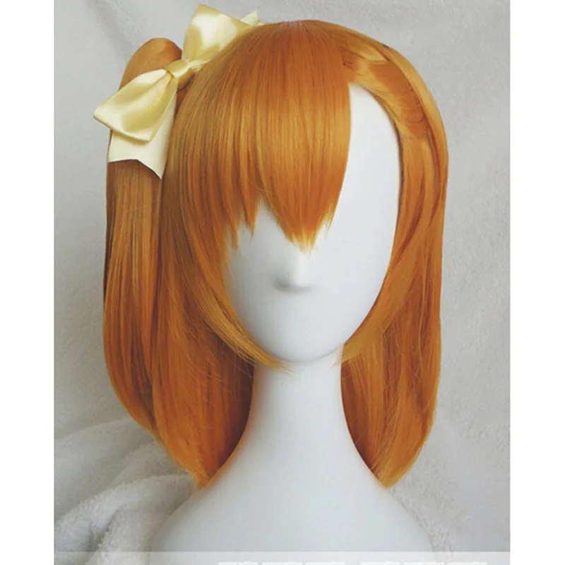 

Honoka Kosaka Cosplay Wig LoveLive! Love Live Costume Play Adult Wigs Halloween Anime Hair + wig cap+ bow