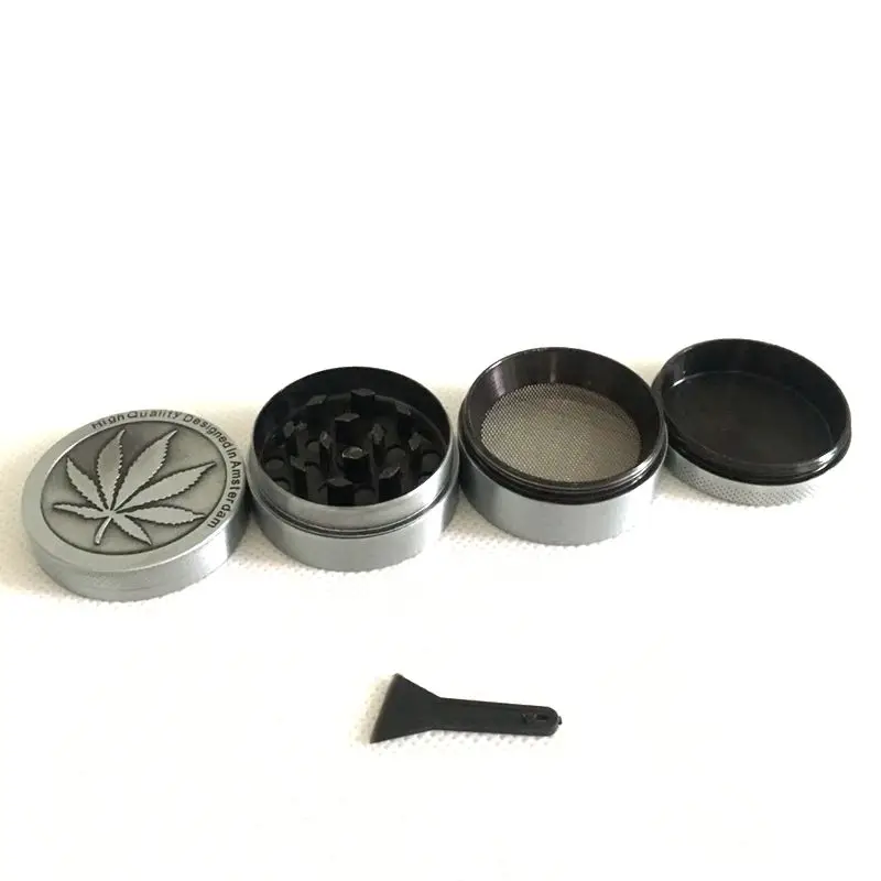 

Wholesale 4 Levels Mini Herb Grinder Smoke Tobacco Hand Muller for Hookah Shisha Glass Pipe Water Pipe Diameter 40mm