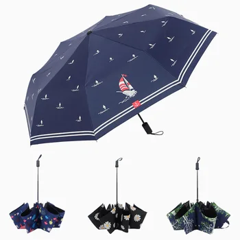 3 folding Umbrellas Women Rain Anti-UV Sun Protection and Rain Umbrellas Flowers Female Creative Gift Anti Rain Parasol
3 folding Umbrellas Women Rain Anti-UV Sun Protection and Rain Umbrellas Flowers Female Creative Gift Anti Rain Parasol