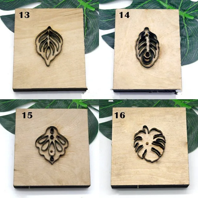 New Japan Steel Blade Rule Die Cut Steel Punch Leaf Earrings Cutting Mold Wood Dies for Leather Cutter for Leather Crafts
New Japan Steel Blade Rule Die Cut Steel Punch Leaf Earrings Cutting Mold Wood Dies for Leather Cutter for Leather Crafts