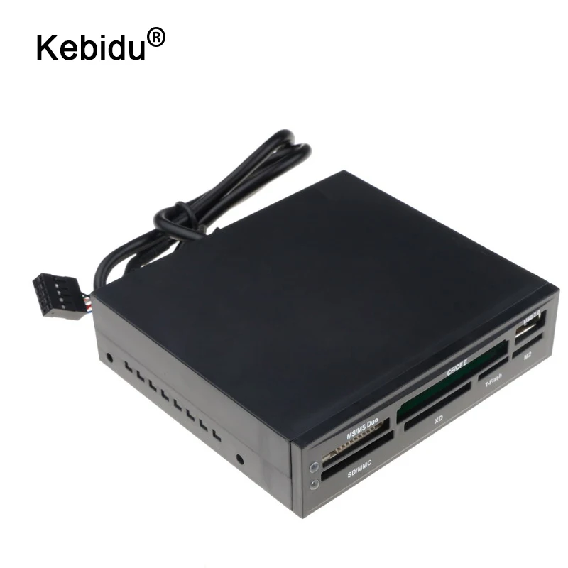 kebidu All In 1 Internal Card Reader USB 2.0 3.5" Floopy Bay Front Panel Card Reader USB Flash Memory Card Reader
kebidu All In 1 Internal Card Reader USB 2.0 3.5" Floopy Bay Front Panel Card Reader USB Flash Memory Card Reader